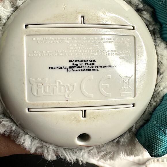 Hasbro 2012 Furby Boom Raincloud Grey Teal Blue Interactive Talking Tested - Picture 8 of 11